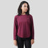 Tf-Premium Maroon Aero Lite Full Sleeve Women Tee