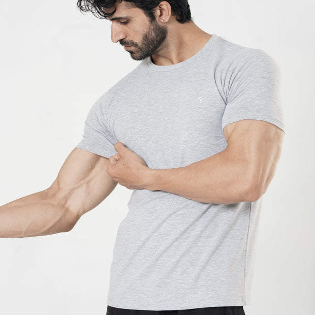 Tf-Grey Muscle Fit Prime Tee