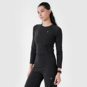 Tf-Premium Black Full Sleeve Easylift Top