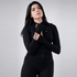 Tf-Ultra Premium Black Compression Zipper Top
