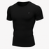 Half Sleeve Black Compression Tee