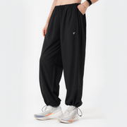 Tf-Premium Black Baggy Flow Training Women Bottoms