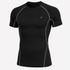 Tf-Ultimate Black Air Mesh Texture Compression Tee