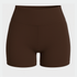 Tf-Premium Brown Women Biker Shorts