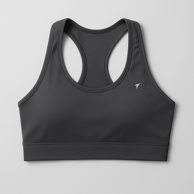 Tf-Premium Charcoal Padded Sports Bra