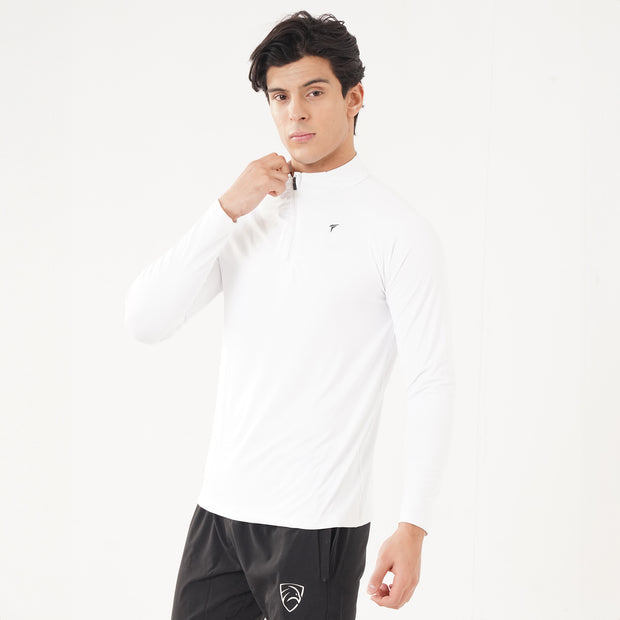 Tf-Premium White Force Zipper Top