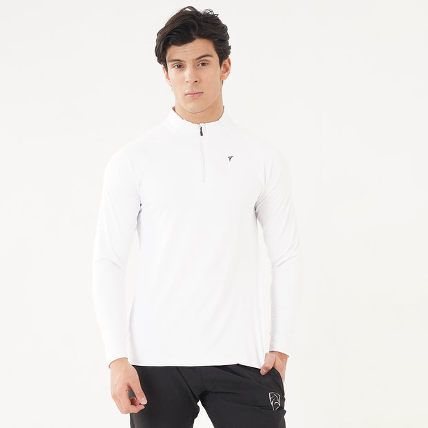 Tf-Premium White Force Zipper Top