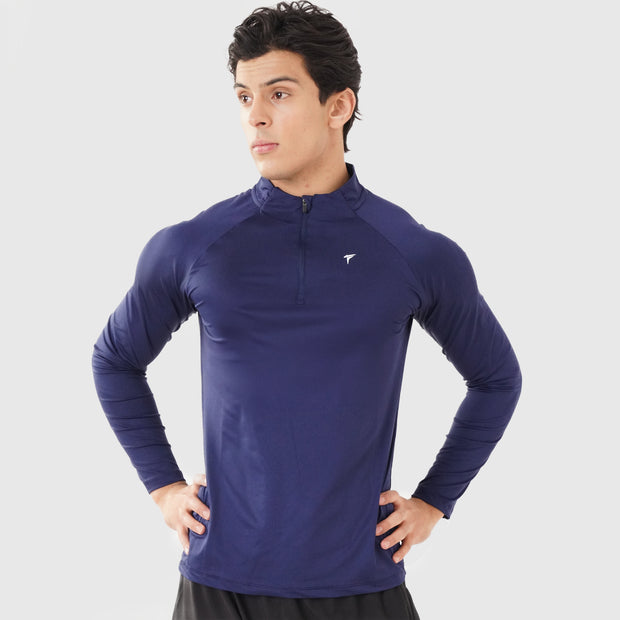 Tf-Premium Navy Force Zipper Top