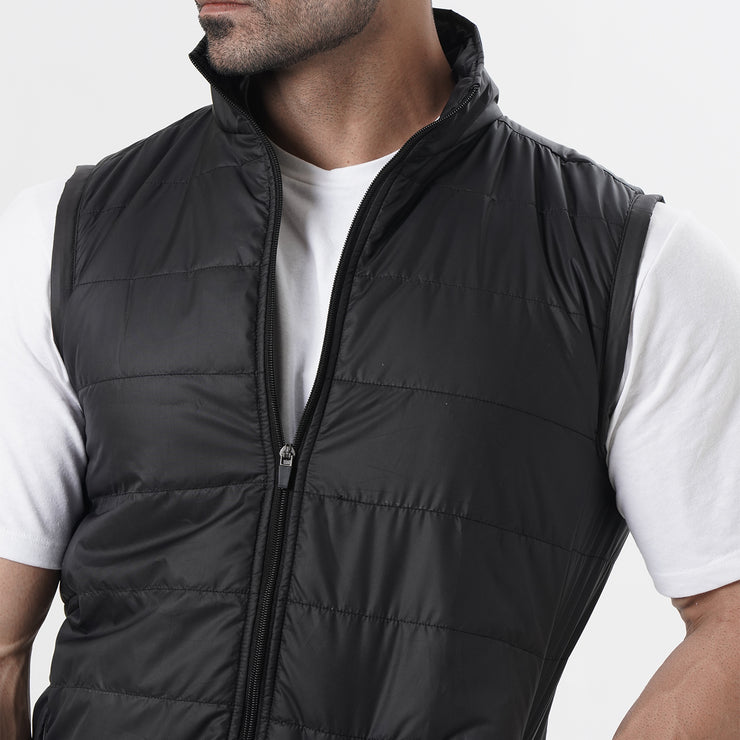 Tf-Black Premium Sleeveless Puffer Jacket