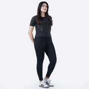 Tf-Aura Mesh Black Women Tee