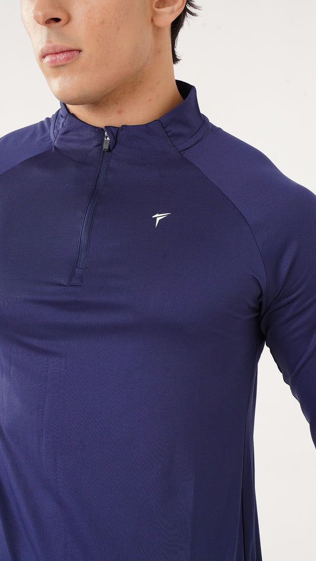 Tf-Premium Navy Force Zipper Top