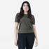 Tf-Aura Mesh Olive Women Tee