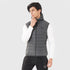 Tf-Premium Grey Sleeveless Puffer Hoodie Jacket