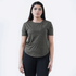 Tf-Olive Camouflage Mesh Women Tee