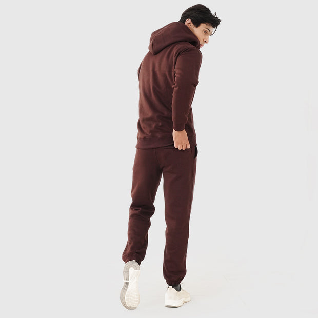 Tf-Premium Brown Zipper Pull Over Tracksuit