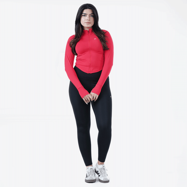Tf-Ultra Premium Red Compression Zipper Top