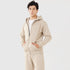 Tf-Premium Coffee Cream Zipper Pull Over Tracksuit