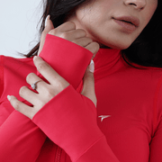 Tf-Ultra Premium Red Compression Zipper Top