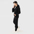 Tf-Premium Black Zipper Pull Over Tracksuit