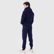 Tf-Premium Navy Zipper Pull Over Tracksuit