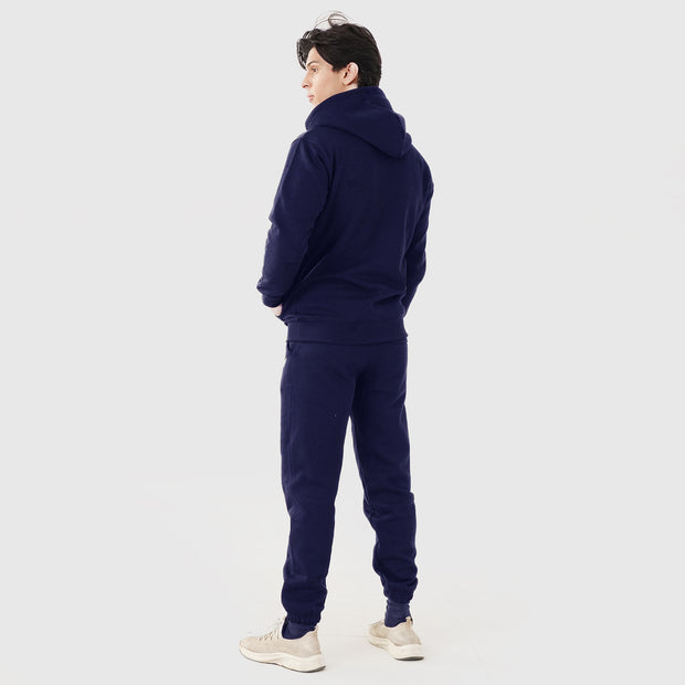 Tf-Premium Navy Zipper Pull Over Tracksuit