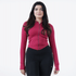 Tf-Ultra Premium Maroon Compression Zipper Top