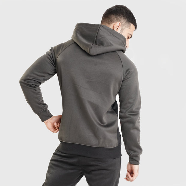 Charcoal/Black V-Cut Tracksuit