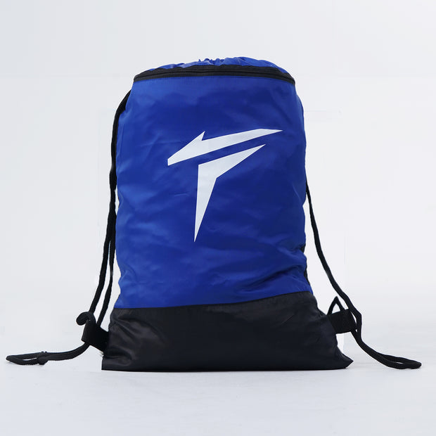 Tf-Blue & Black DrawString Essential Bag