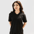 Tf-Premium Black Women V-Neck Prime Tee