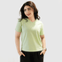 Tf-Premium Mint Green Women V-Neck Prime Tee