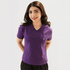 Tf-Premium Purple Women V-Neck Prime Tee