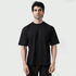 Tf-Premium Black Basic Oversize Muscle Tee