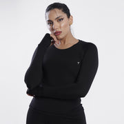 Tf-Premium Black Women Full Sleeve Performance Tee