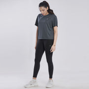 Tf-Grey Oversize Women Tee