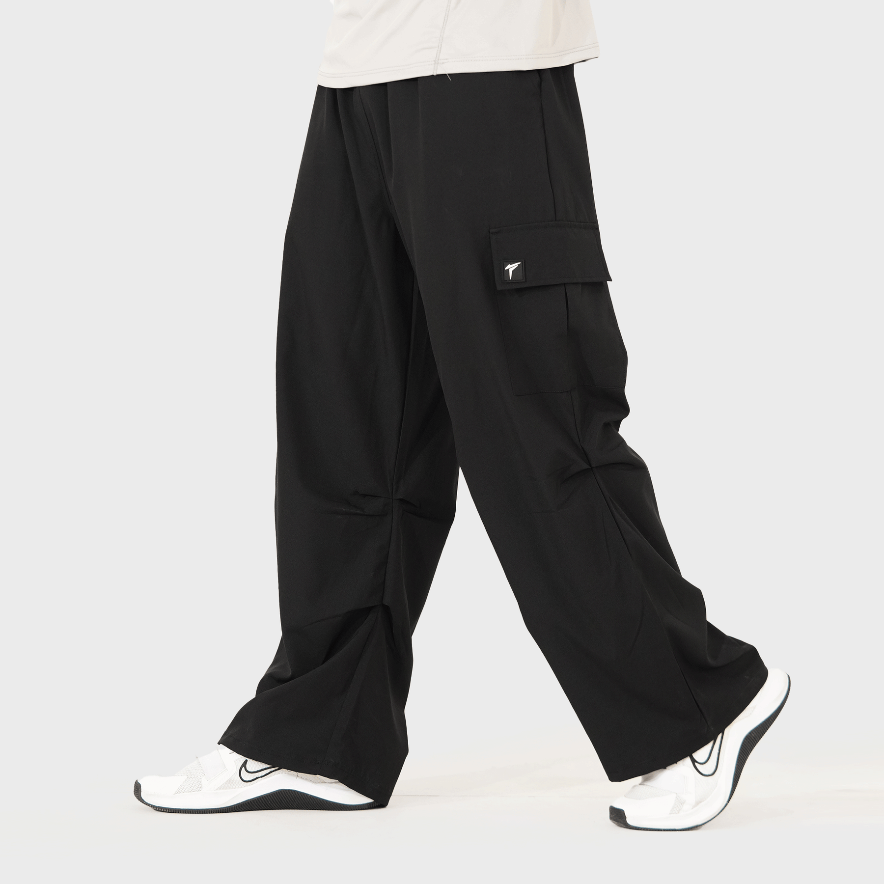 Trousers with Feature Pockets in Lime - 3630118