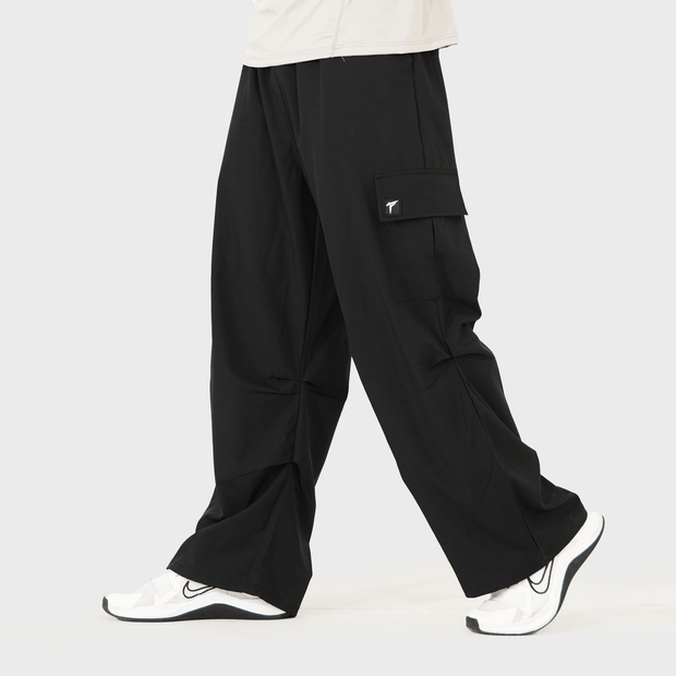 Tf-Premium Black Wide Cut Utility Cargo Bottoms