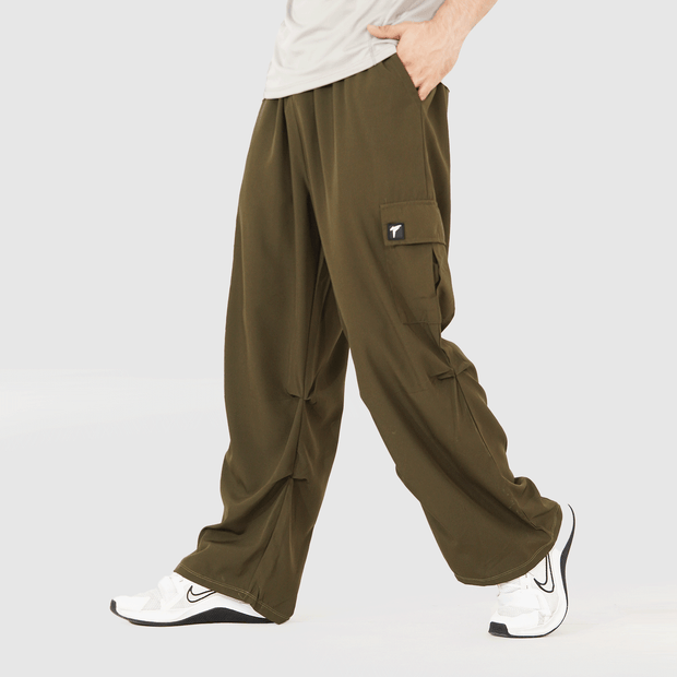 Tf-Premium Olive Wide Cut Utility Cargo Bottoms