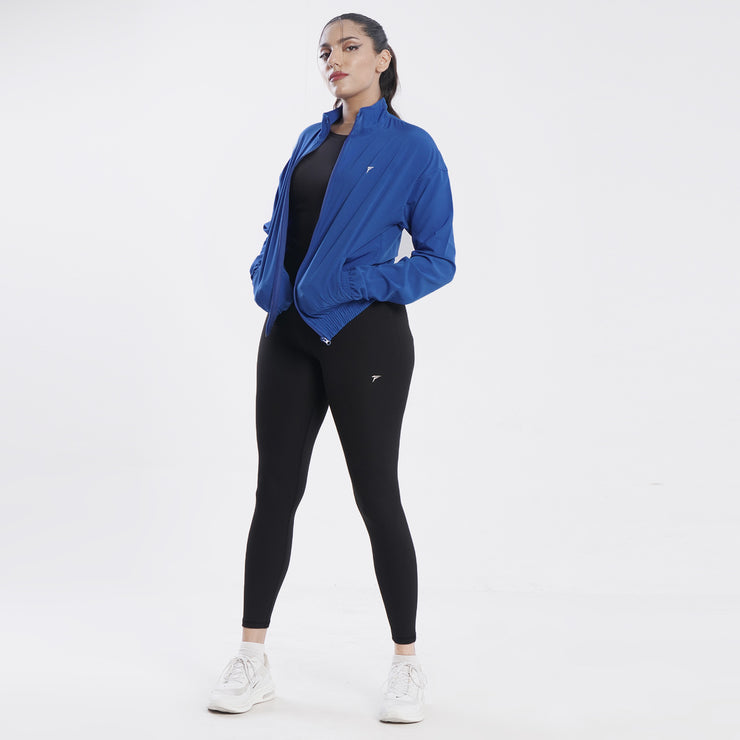 Tf-Royal Blue Premium Women Running Jackets