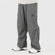 Tf-Premium Grey Wide Cut Utility Cargo Bottoms