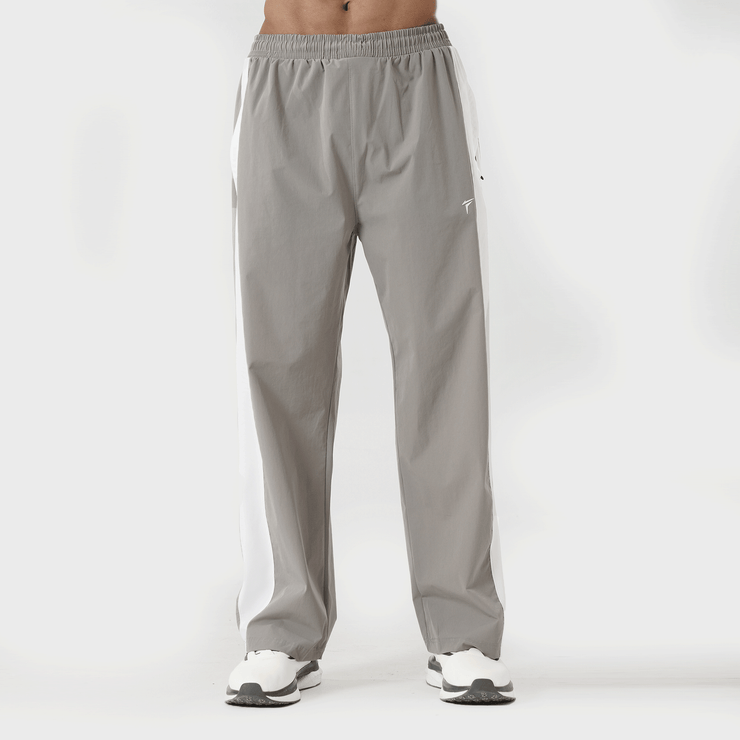 Tf-Premium Silver Crinkle Bottoms With White Side Panel