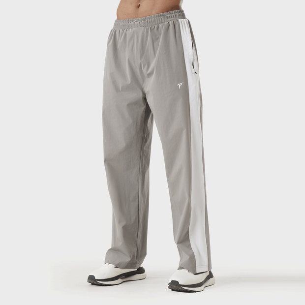 Tf-Premium Silver Crinkle Bottoms With White Side Panel
