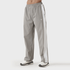 Tf-Premium Silver Crinkle Bottoms With White Side Panel