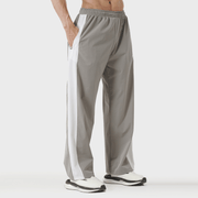 Tf-Premium Silver Crinkle Bottoms With White Side Panel