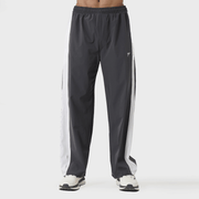 Tf-Premium Charcoal Crinkle Bottoms With White Side Panel