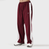 Tf-Premium Maroon Crinkle Bottoms With White Side Panel