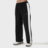 Tf-Premium Black Crinkle Bottoms With White Side Panel