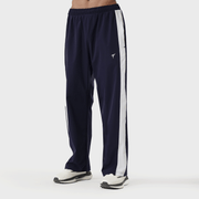 Tf-Premium Navy Crinkle Bottoms With White Side Panel
