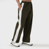 Tf-Premium Olive Crinkle Bottoms With White Side Panel