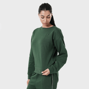 Tf-Premium Green Essential Women Sweatshirt Top
