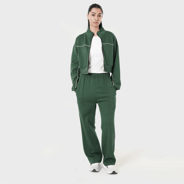 Tf-Premium Green Fleece Essential Women Bottoms